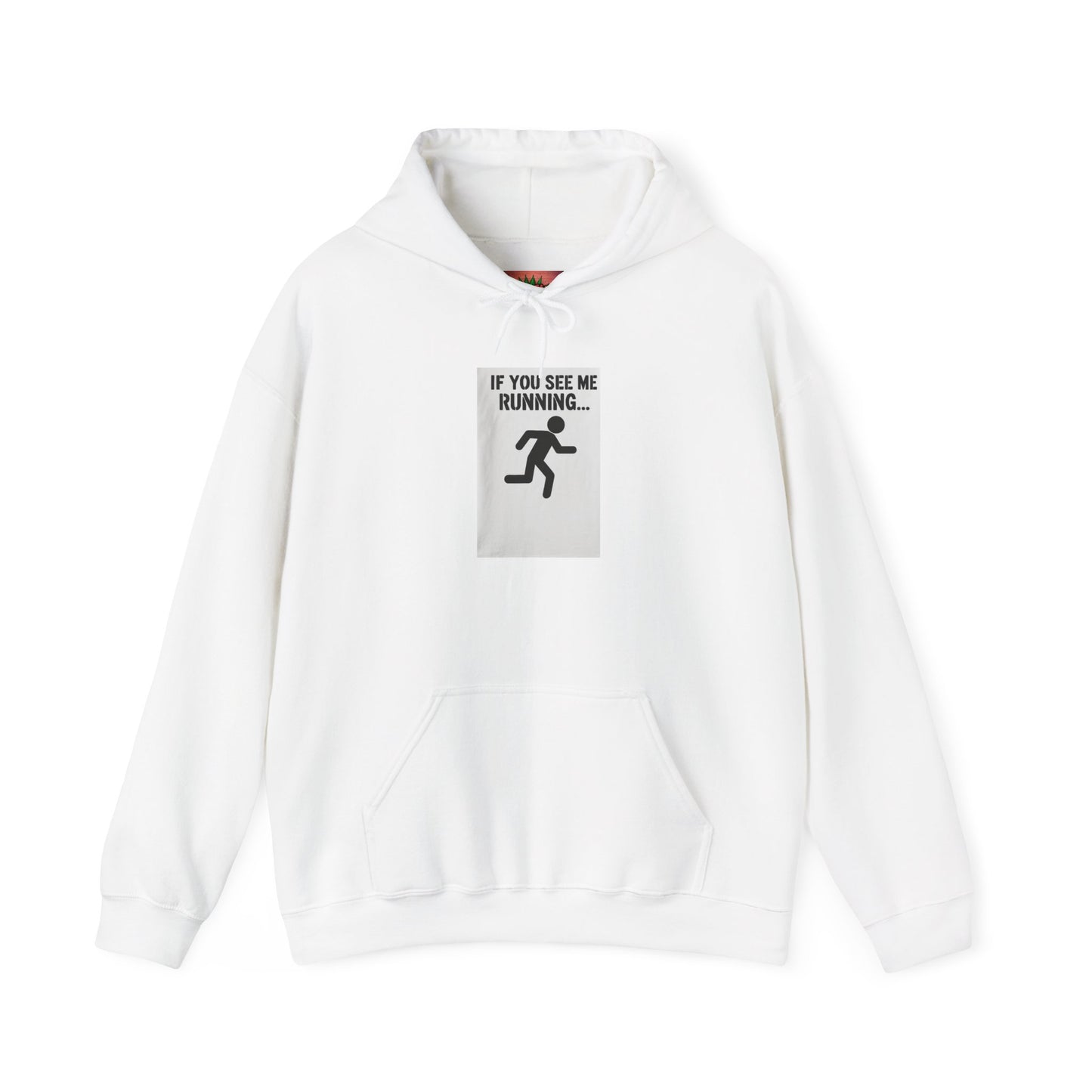 Funny Running Quote Unisex Heavy Blend™ Hoodie - Ideal for Fitness Lovers